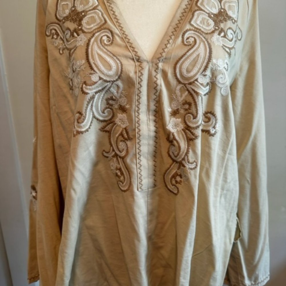 Banana Republic Boho Embroidered Tunic